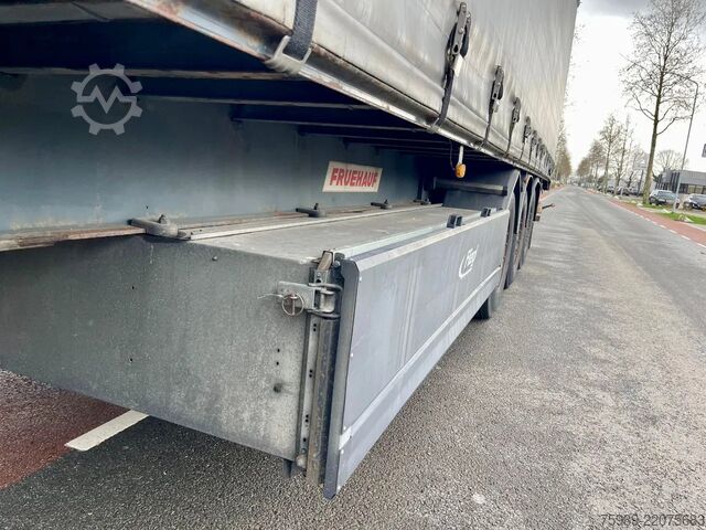 Posuvné plachty Fruehauf SAF,  pallet box, sliding  roof