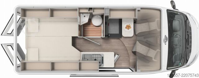 Autocaravana CARADO pro CV 602 Automatik, ACC, Navi