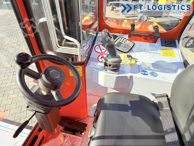 čtyřcestný vysokozdvižný vozík Hubtex DQ45G DUPLEX 5000 FORK-POSITIONER CABIN