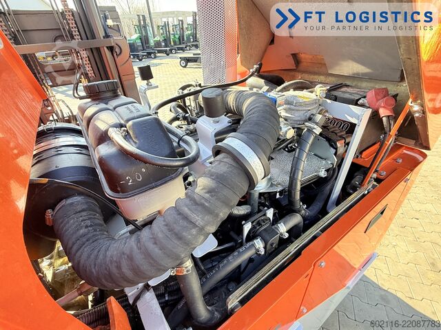 čtyřcestný vysokozdvižný vozík Hubtex DQ45G DUPLEX 5000 FORK-POSITIONER CABIN