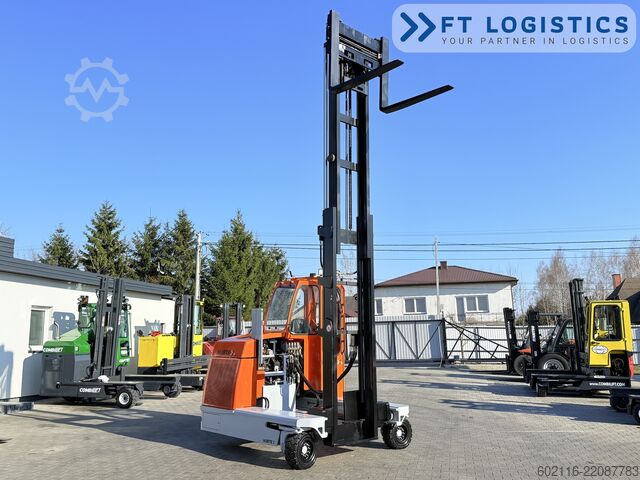 čtyřcestný vysokozdvižný vozík Hubtex DQ45G DUPLEX 5000 FORK-POSITIONER CABIN