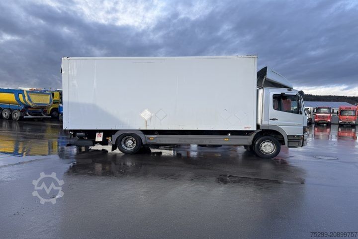 Camión caja Mercedes-Benz Atego 1528 4x2 Koffer+HB / Swiss-Vehicle