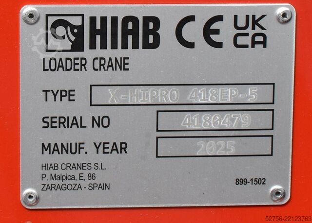 Camion-grue MAN TGX 26.400 mit Hiab Ladekran (Neugerät)