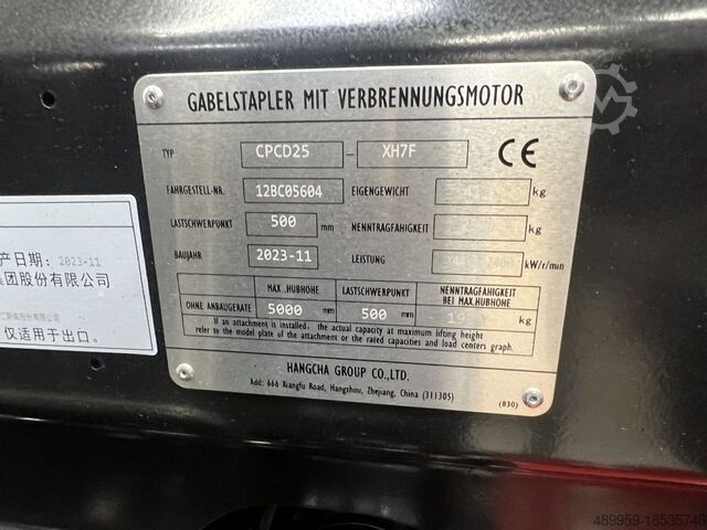 Empilhadeira diesel Hangcha Dieselstapler CPCD25-XH7F