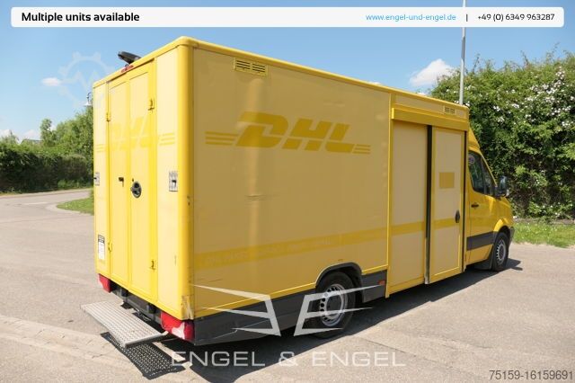 Boxvogn mercedes-benz SPRINTER 310 CDI MAXI EURO-5 KOFFER REGALE KAMERA DURCHGANG