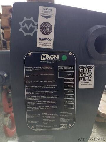 Μηχανή φόρτωσης και εκφόρτωσης Magni FRAME MOUNTED HOOK 5T