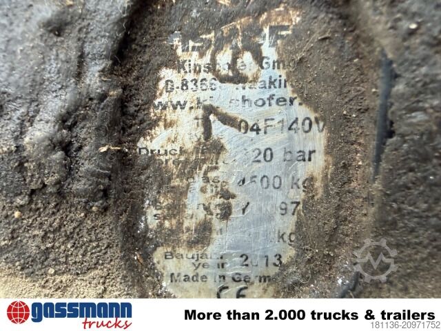 Lastbilsmonterad kran Kinshofer KM 604HPX-250c