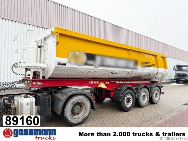 Tippsemitrailer Carnehl CHKS /AH, Alumulde ca. 26m³, Liftachse