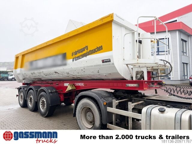 Tippsemitrailer Carnehl CHKS /AH, Alumulde ca. 26m³, Liftachse