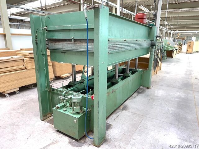 Dýhovací lis Bürkle U-140, 3000x1300mm