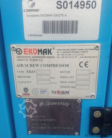 Skruekompressor Ekomak EKO750