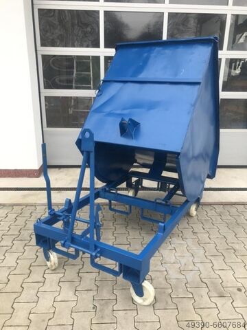 Kiepcontainer, kiepcontainer voor heftruck; spaankubus – loskubus – klapcontainer, spaankom,  
