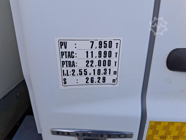 Vrachtwagen met bakwagen Mercedes-Benz ATEGO 1218 L - E6