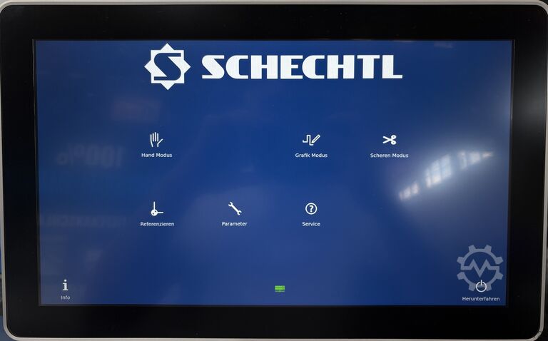 Afschuiving van de plaat Schechtl SMT 310 NC/BV