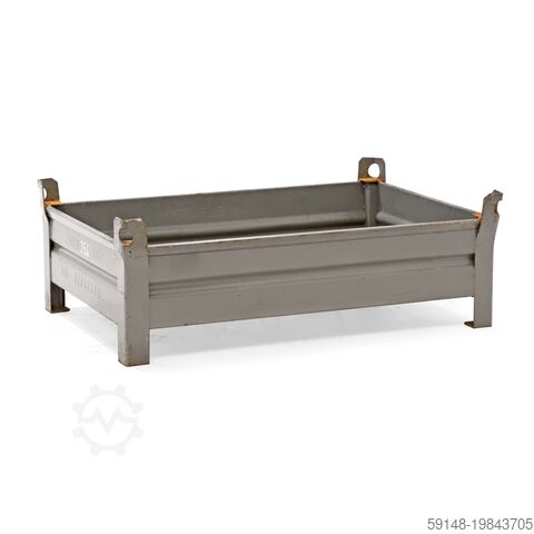 Gebruikte Stapelbak staal vaste constructie met vier gesloten wanden - L:1215 x B:810 x Kruizinga 98-6921GB