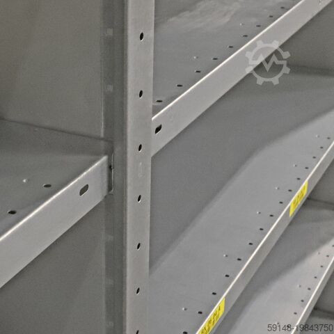 Gebruikte Legbordstelling aanbouwsectie - B:1320 x D:635 x H:2500mm - Zink Kruizinga 98-7172GB-AB