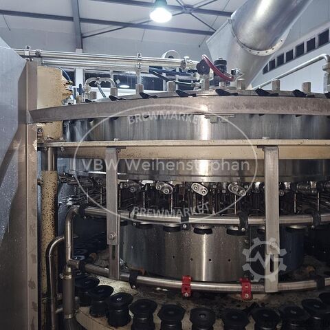 Linea di imbottigliamento per bottiglie di vetro monouso Joha, Heuft, Hormes, AMS, Gernep 