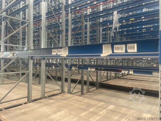 High-bay warehouse pallet racking system SSI Schäfer PR600 / Regallänge: 22,40 lfm.