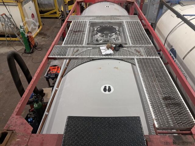Tank container Welfit Oddy 26.000 Lit V4A Vollrahmen Isomaße Laufst