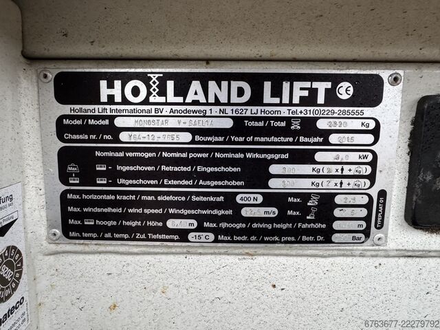 Holland-Lift Y 64 EL 14 sakselift / Sciccor lift 8,4 m arbejdshøjde elektrisk 2015 HOLLAND-LIFT Y 64 EL 14 Schaarhoogwerker / Sciccor lift 8.4M Werkhoogte Elektrisch 2015