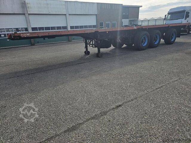 Flatbed GROENEWEGEN DRO 15-28 | Heavy duty trailer |twistlocks for ...