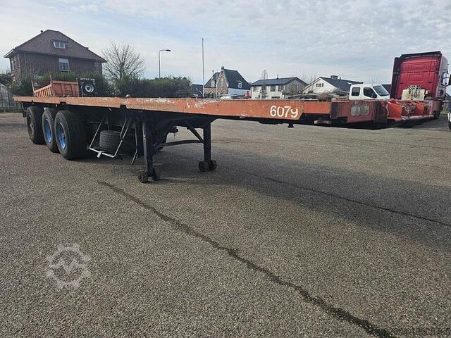 Flatbed GROENEWEGEN DRO 15-28 | Heavy duty trailer |twistlocks for ...