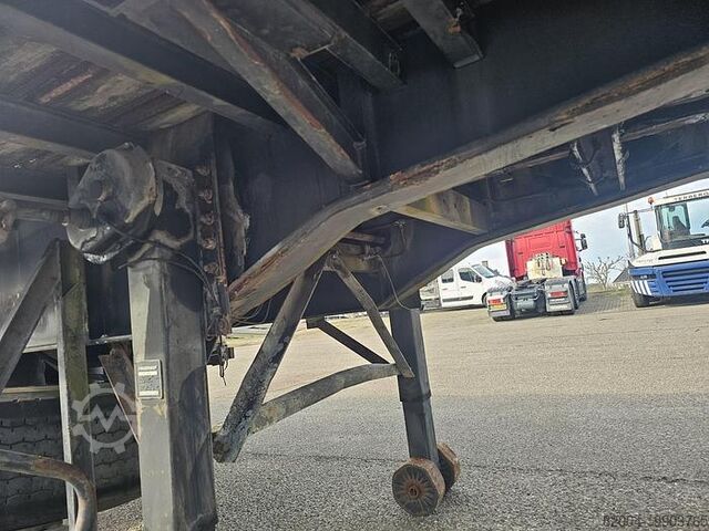 Flatbed GROENEWEGEN DRO 15-28 | Heavy duty trailer |twistlocks for ...