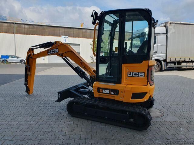 Minibagger JCB 26C-1 Pro Cab / Neufahrzeug / Planierschild