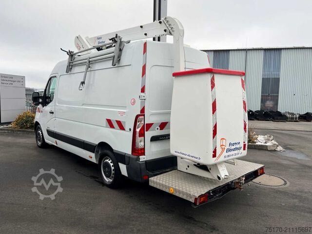 Podnośnik koszowy na samochodzie ciężarowym Renault Master 2.3 dCi / France Elevateur 121FT, 12m