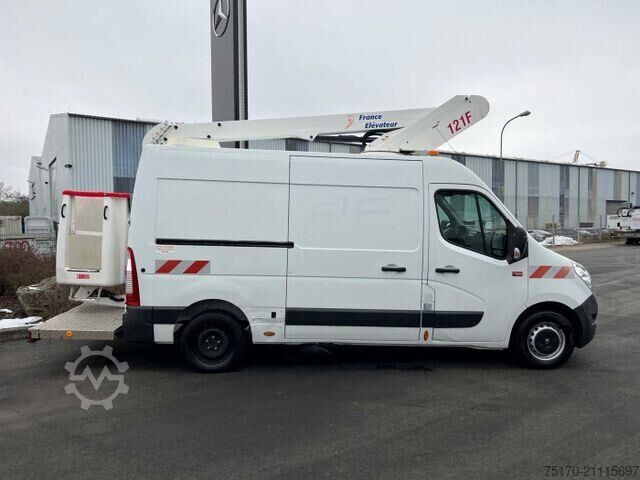 Podnośnik koszowy na samochodzie ciężarowym Renault Master 2.3 dCi / France Elevateur 121FT, 12m