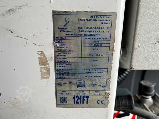 Podnośnik koszowy na samochodzie ciężarowym Renault Master 2.3 dCi / France Elevateur 121FT, 12m