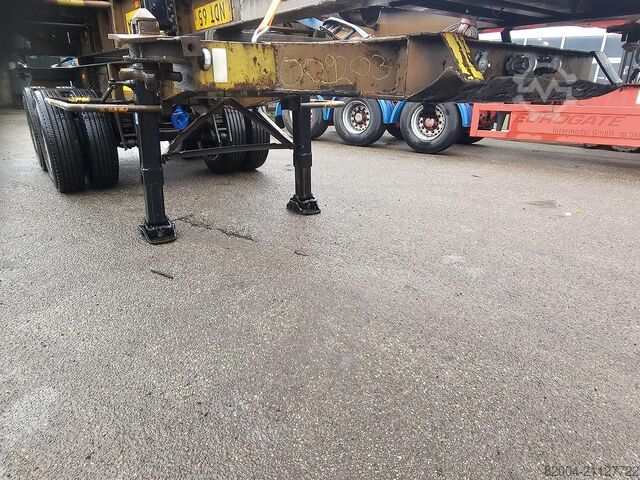 Container transport PACTON 2126 C-2 | 20 FOOT| BLADGEVEERD|DOUBLE TIRES| B...