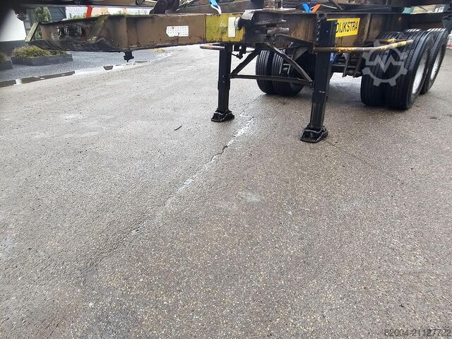 Container transport PACTON 2126 C-2 | 20 FOOT| BLADGEVEERD|DOUBLE TIRES| B...
