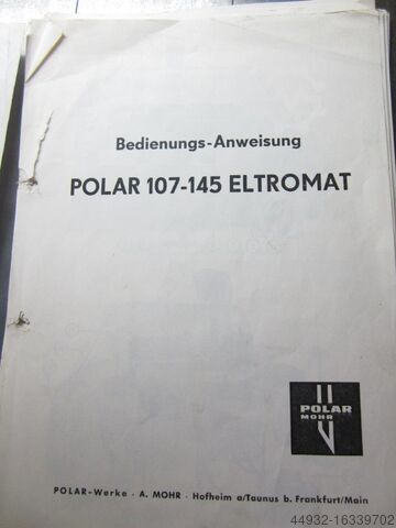 Papiersnijder POLAR 145 EL Eltromat