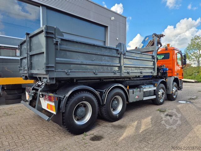 Système de bras à crochet Mercedes-Benz Actros 3241 8X4 Containersysteem/ 20T HMF crane...