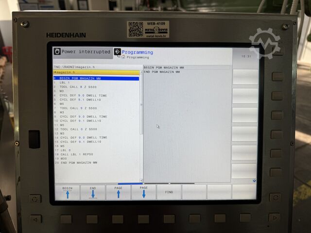 CNC milling machine Deckel Maho MH 600 C