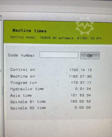 CNC milling machine Deckel Maho MH 600 C