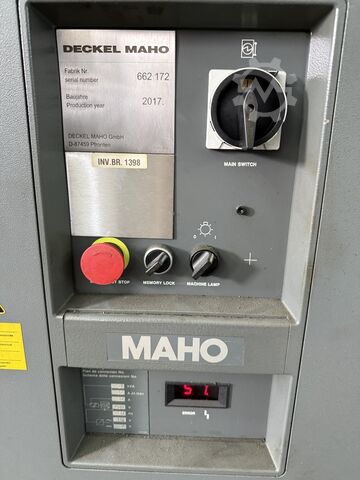 CNC milling machine Deckel Maho MH 600 C
