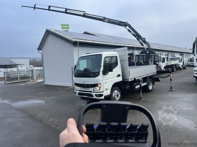 Pick-up van Fuso 6S15 Pritsche 2.8m Heckkran 4xhydr+1xman. Funk!