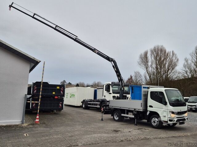 Pick-up van Fuso 6S15 Pritsche 2.8m Heckkran 4xhydr+1xman. Funk!