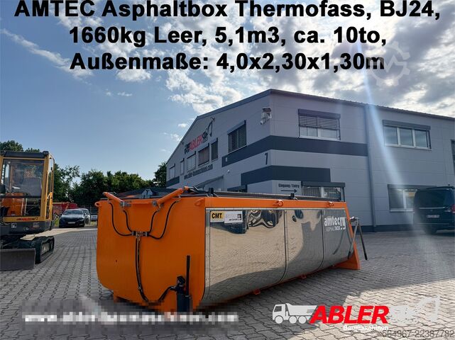 Vasca portabitume a caldo AMTEC Asphaltbox Thermofass 5,1 m³