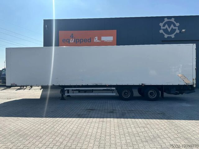 Koffer Groenewegen full chassis, BPW + DRUM, NL-trailer