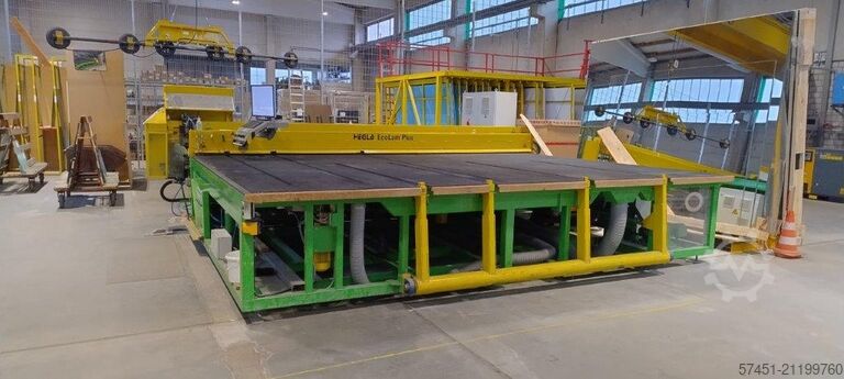 Glass laminated cutting table HEGLA ECOLAM 46 PLUS