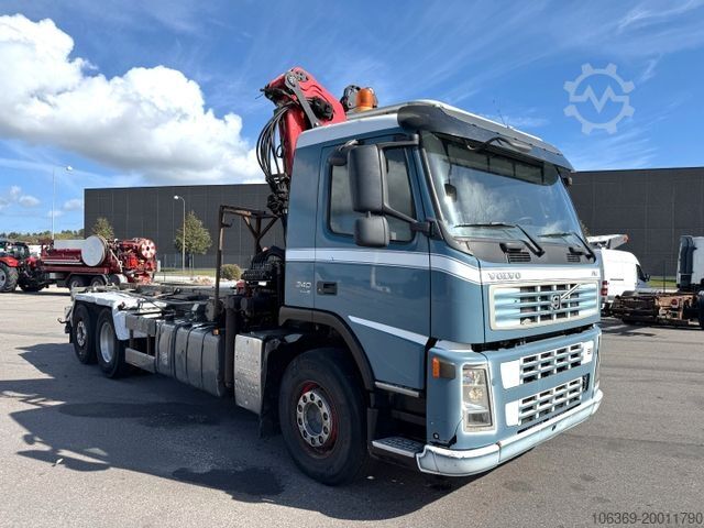 Truck mounted crane VOLVO FM340 6x2*4 Kipper / Palfinger Epsilon 150Z96