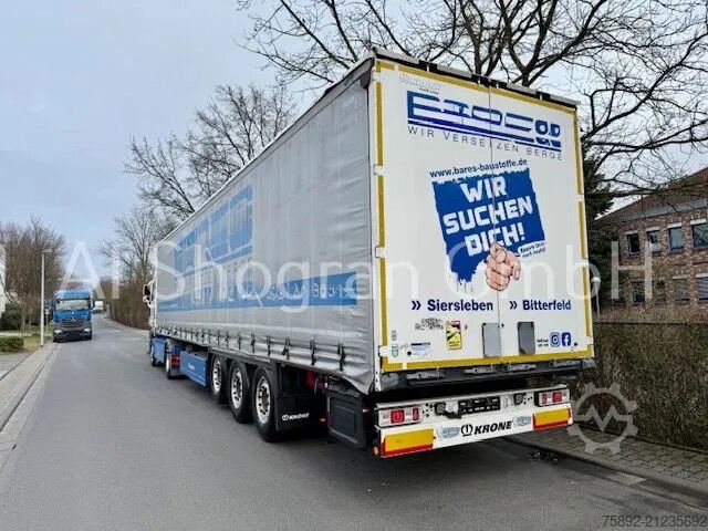 Tarpaulin Krone Edscha / 3 x Achsen / Liftachse