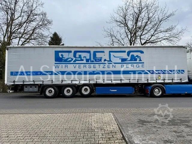 Tarpaulin Krone Edscha / 3 x Achsen / Liftachse