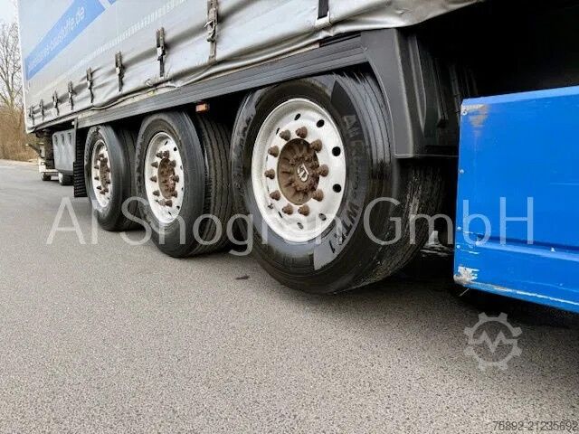 Tarpaulin Krone Edscha / 3 x Achsen / Liftachse