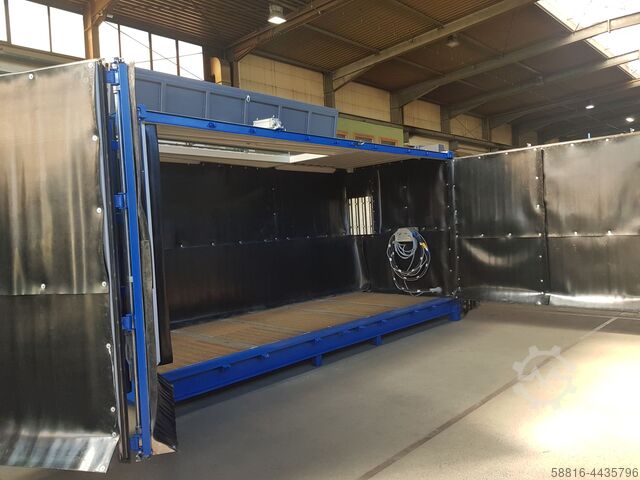 Straalcontainer met kraanklep, straalinstallaties Oliver Fritz GmbH & Co. KG