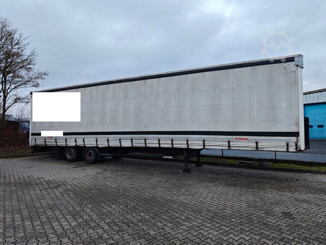 Ανοιχτό ημιρυμουλκούμενο με μουσαμά KÖGEL Mega Liner S 18 SAF-Achsen hydraulisches Hubdach