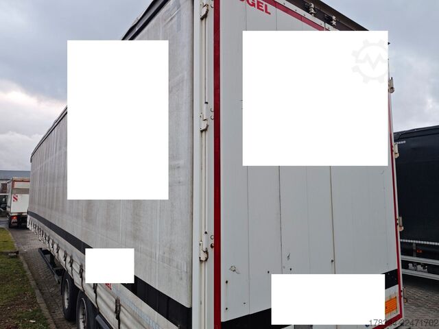 Ανοιχτό ημιρυμουλκούμενο με μουσαμά KÖGEL Mega Liner S 18 SAF-Achsen hydraulisches Hubdach